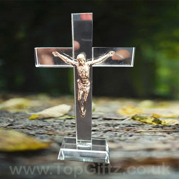 Stainless on sale steel crucifix